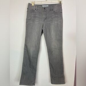 Chicos Platinum Gray Jeans w/ stretch size 0S Chicos NWOT